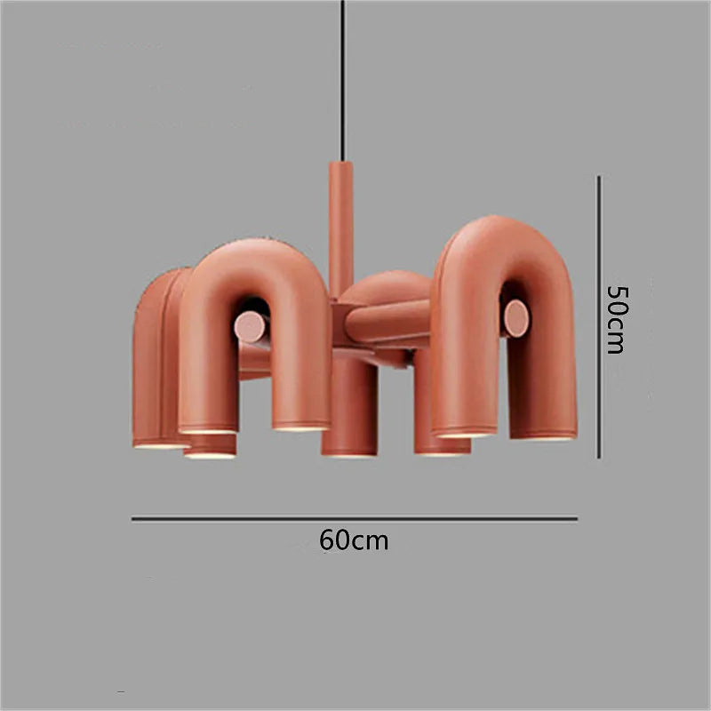 DecorBites™ Cirkus Tube Wall Lamp: Minimalist U-shaped Sconce for Bedside Reading & Decor