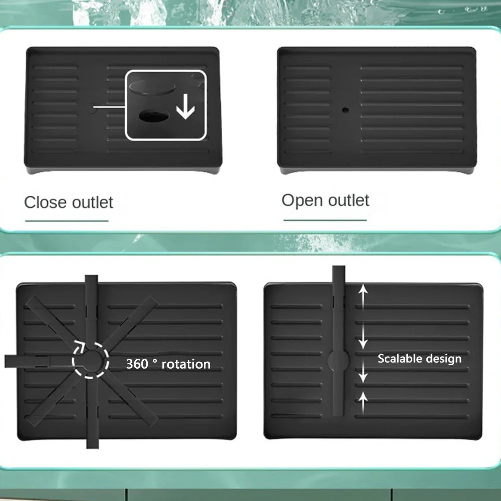 DecorBites™ Kitchen Dish Drainer Rack with Chopstick Cage - Space Saver Counter Organizer