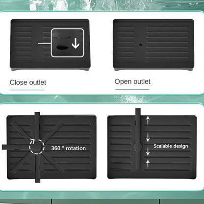 DecorBites™ Kitchen Dish Drainer Rack with Chopstick Cage - Space Saver Counter Organizer