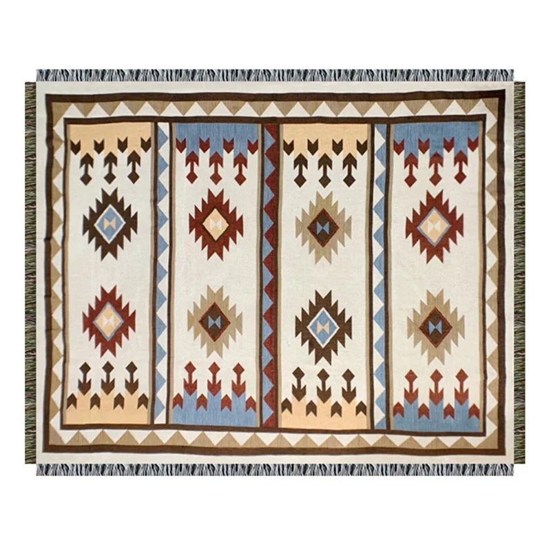 DecorBites™ Bohemian Knit Throw Blanket