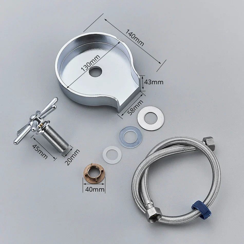 Grifo enjuagador de vasos DecorBites™: Lavavasos y jarras automáticos para fregadero de cocina