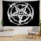 Decobites Pentagram Psychedelic Tapestry Wall Hanging for Home Decor