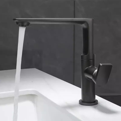 DecorBites™ Gold Brass Bathroom Basin Faucet, Single Handle Hot & Cold Mixer Tap