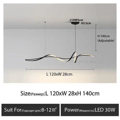 ثريا DecorBites™ المصنوعة من الألومنيوم لتزيين المطبخ وغرفة الطعام