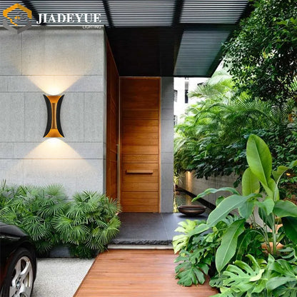 DecorBites™ LED Wall Light: Indoor/Outdoor Waterproof Garden Lamp for Decor Lighting