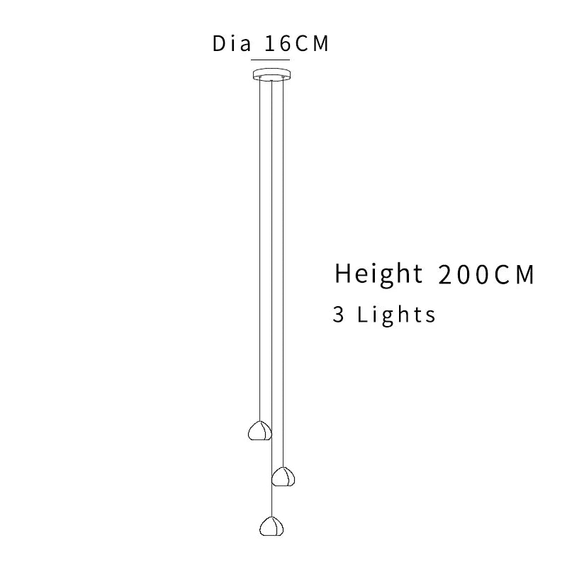 Lámpara de araña de bola de cristal DecorBites™: Lámpara de araña LED moderna para escaleras, ideal para la sala de estar y la cocina.