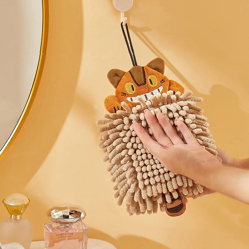 DecorBites™ Cat Kitchen Hand Towel Microfiber Chenille Super Absorbent Quick-dry Home Towel