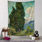 Decobites Mystic Garden Path Tapestry Wall Hanging - Van Gogh Oil Painting Inspired Art