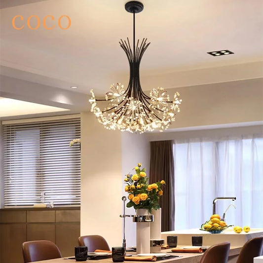 DecorBites™ Dandelion Chandelier: Modern Home Decor Living Room Light Fixture
