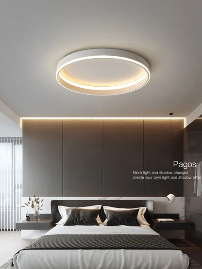 DecorBites™ Bedroom Lamp Ceiling Lights Modern Minimalist Master Bedroom Warm LED Lighting
