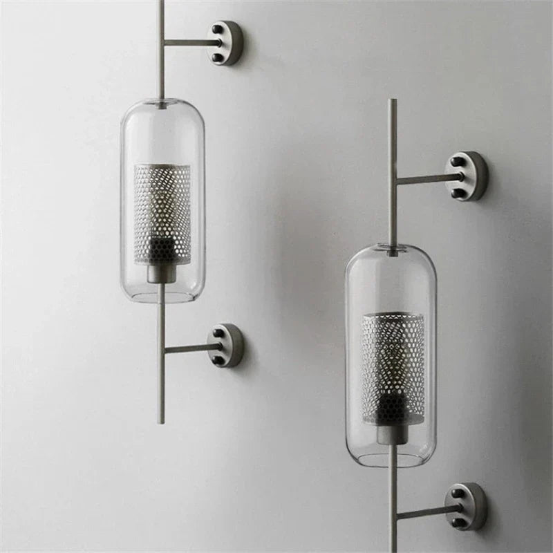 DecorBites™ Industrial Wind Grid Wall Lamp for Living Room, Bedroom, Restaurant, Study, Loft