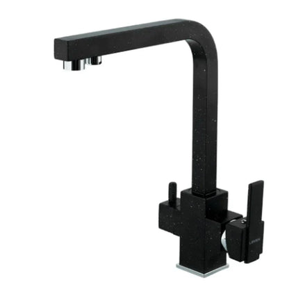 DecorBites™ Dual Outlet Gold Kitchen Faucet for Purified Water Hot & Cold Basin Sink