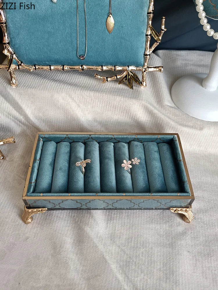 DecorBites™ Jewelry Display Shelf: Stylish Desktop Ornaments and Storage Rack