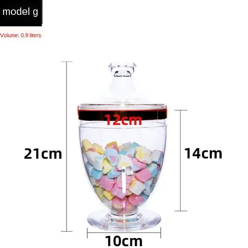 مجموعة أوعية الحلوى والتوابل الأكريليكية DecorBites™ لتخزين الطعام في المطبخ