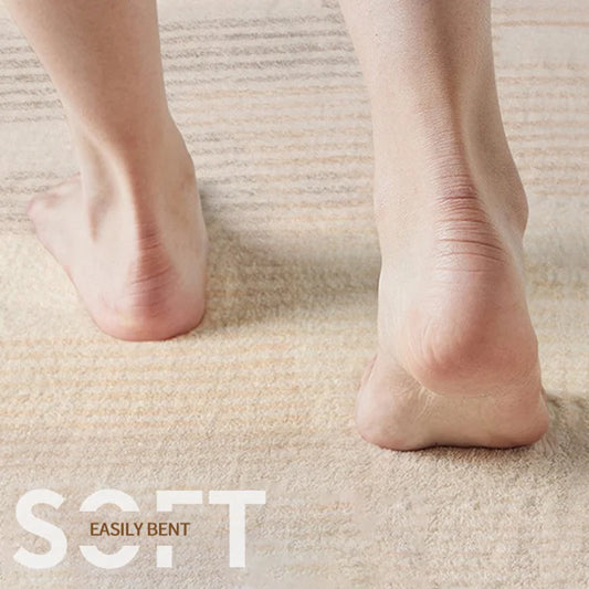 DecorBites™ Circular Geometric Cashmere Floor Mat for Living Room, Stain Resistant & Easy-Clean