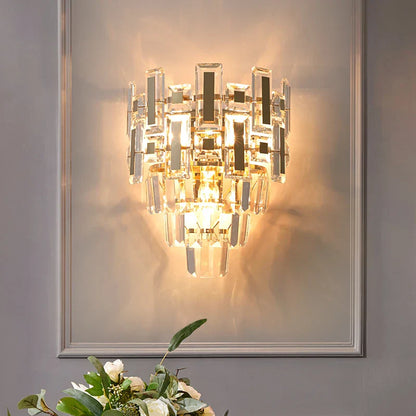 DecorBites™ Crystal Wall Lamp: Elegant Living Room & Bedroom Decor