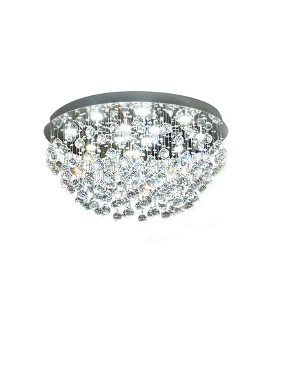 DecorBites™ Crystal Chandelier: Modern Luxury LED Ceiling Lamp for Living Room and Bedroom