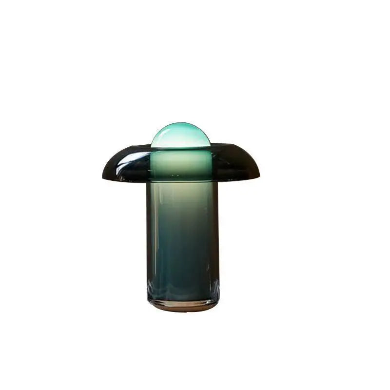 Decorbites™ Grüne Glas-Schreibtischlampe für nordisches Stil-Wohnzimmer- und Schlafzimmer-Dekor