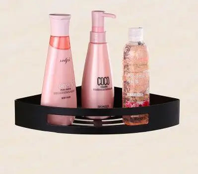 Estante esquinero para baño DecorBites™ de acero inoxidable dorado – Organizador de ducha color oro rosa