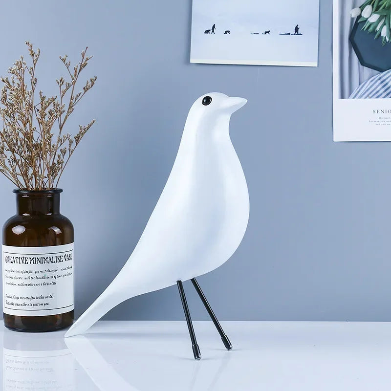 DecorBites™ Bird Peace Dove Geometric Statue Resin Craft Home Decoration