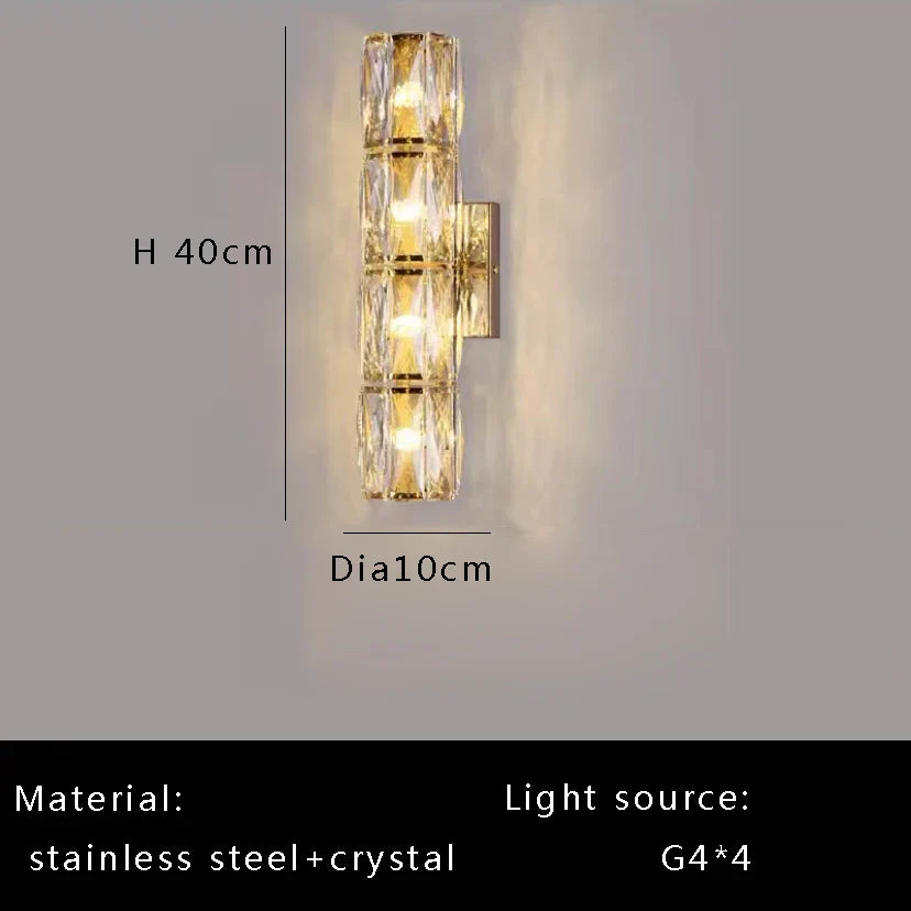 DecorBites™ Crystal Ceiling Lamp: Luxury Postmodern Design for Living Room & Bedroom