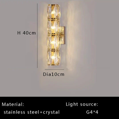 DecorBites™ Crystal Ceiling Lamp: Luxury Postmodern Design for Living Room & Bedroom
