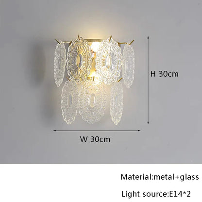 DecorBites™ Gold Glass Dining Table Lamp | Modern Round Crystal Hanging Pendant Lights