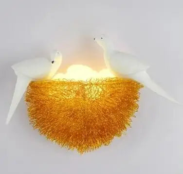 DecorBites™ Bird Nest LED Wall Lamp for Children's Bedroom and Home Decor