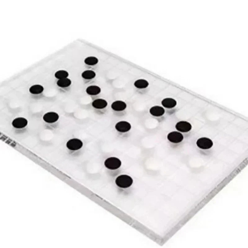 Juego de ajedrez geométrico DecorBites™: tablero y piezas minimalistas para partidas informales.