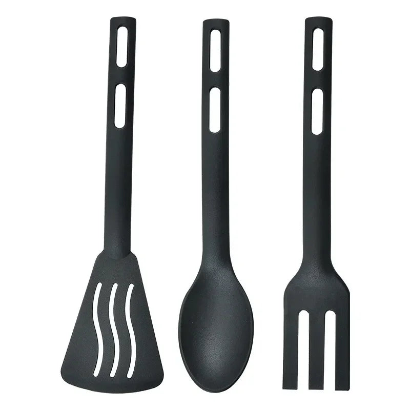 DecorBites™ Kitchen Utensils Set Spoons Silicone Spatula Portable Camping Cutlery Flatware