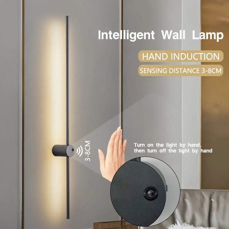 DecorBites™ LED Wall Lamps: Motion Sensor Indoor Wall Lights for Bedroom Living Room