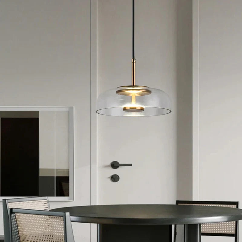 DecorBites™ Glass Pendant Lights LED Modern Dining Room Nordic Restaurant Hanging Lamp