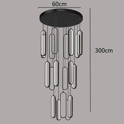 Lámparas colgantes LED DecorBites™ para iluminación interior de escaleras en salas de estar