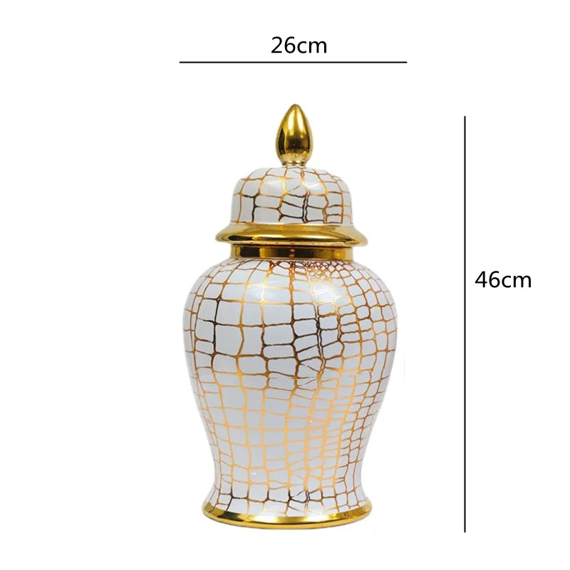 Decorbites™ Leopard-Print Keramik-Schachmatt-Glas: Vintage-Home-Deko-Vase & Aufbewahrungsbehälter