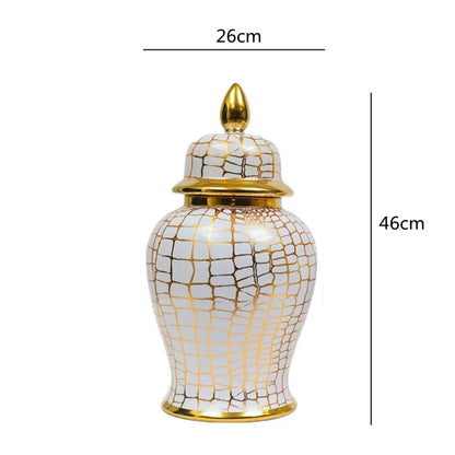 Decorbites™ Leopard-Print Keramik-Schachmatt-Glas: Vintage-Home-Deko-Vase & Aufbewahrungsbehälter