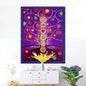 Decobites Seven Chakra Tree of Life Tapestry for Bohemian Home Decor