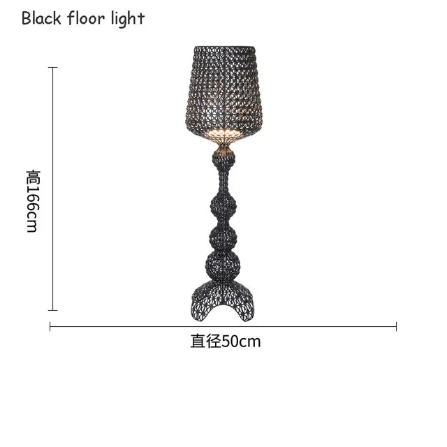 DecorBites™ Acrylic Kabuki Table Lamp LED Floor Light for Living Room Bedroom
