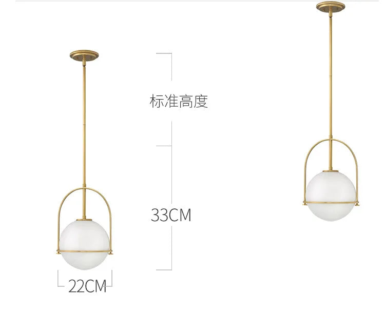 DecorBites™ Glass Bar Pendant Lamp Widget