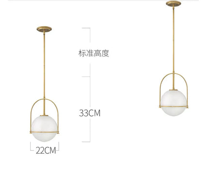 DecorBites™ Glass Bar Pendant Lamp Widget