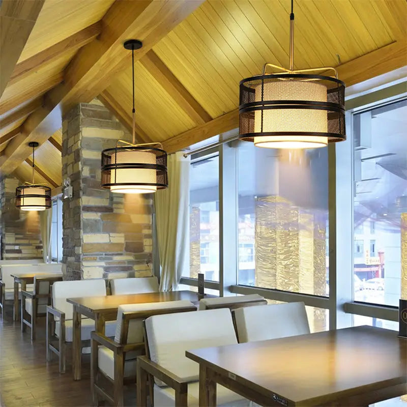 Lámpara colgante DecorBites™ estilo casa de té antigua china