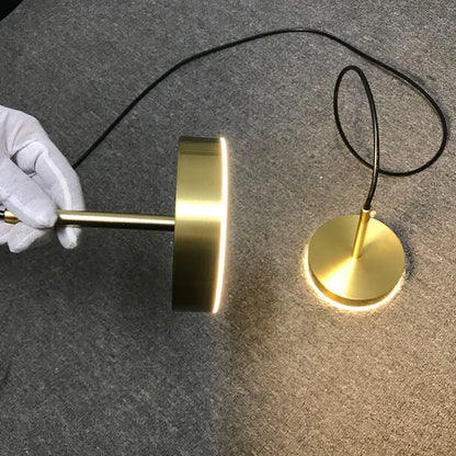 DecorBites™ Brass LED Pendant Lights for Modern Nordic Style Bedroom and Dining Room