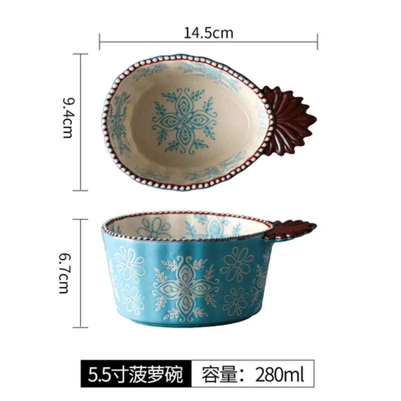 DecorBites™ Japanese Style Hand-painted Seasoning Dishes & Soy Sauce Bowls
