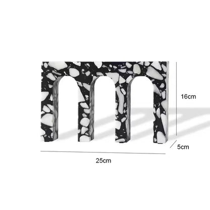 منحوتة تيرازو مقوسة من DecorBites™ لديكور المنزل