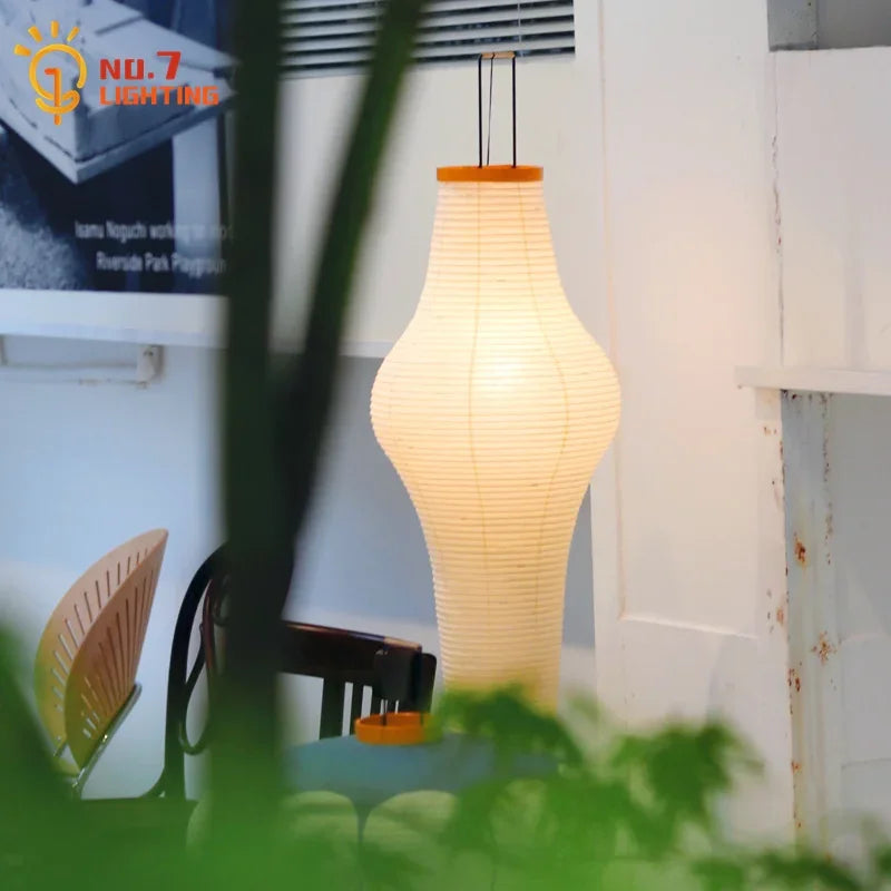Zen Iron Wood Floor Lamp
