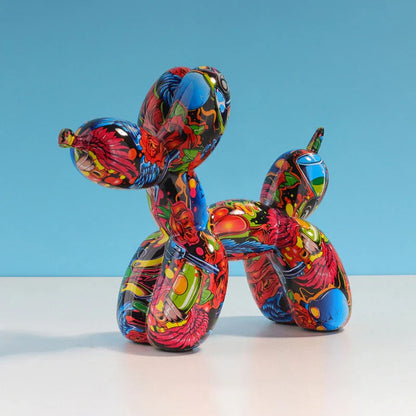 DecorBites™ Balloon Dog Figurine: Resin Nordic Home Decor Sculpture & Statue