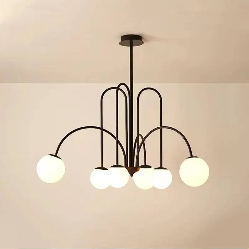 Lámpara de araña LED con bola de cristal DecorBites™ para iluminación decorativa de interiores