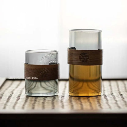 DecorBites™ Japanese Glass Tea Cup Heat-resistant Scald-resistant Water Coffee Mug