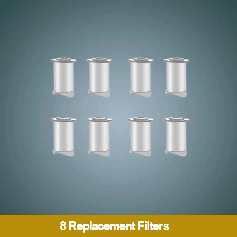 Cabezal de ducha de alta presión 3 en 1 DecorBites™ con llave de cierre y rociador de mano con filtro