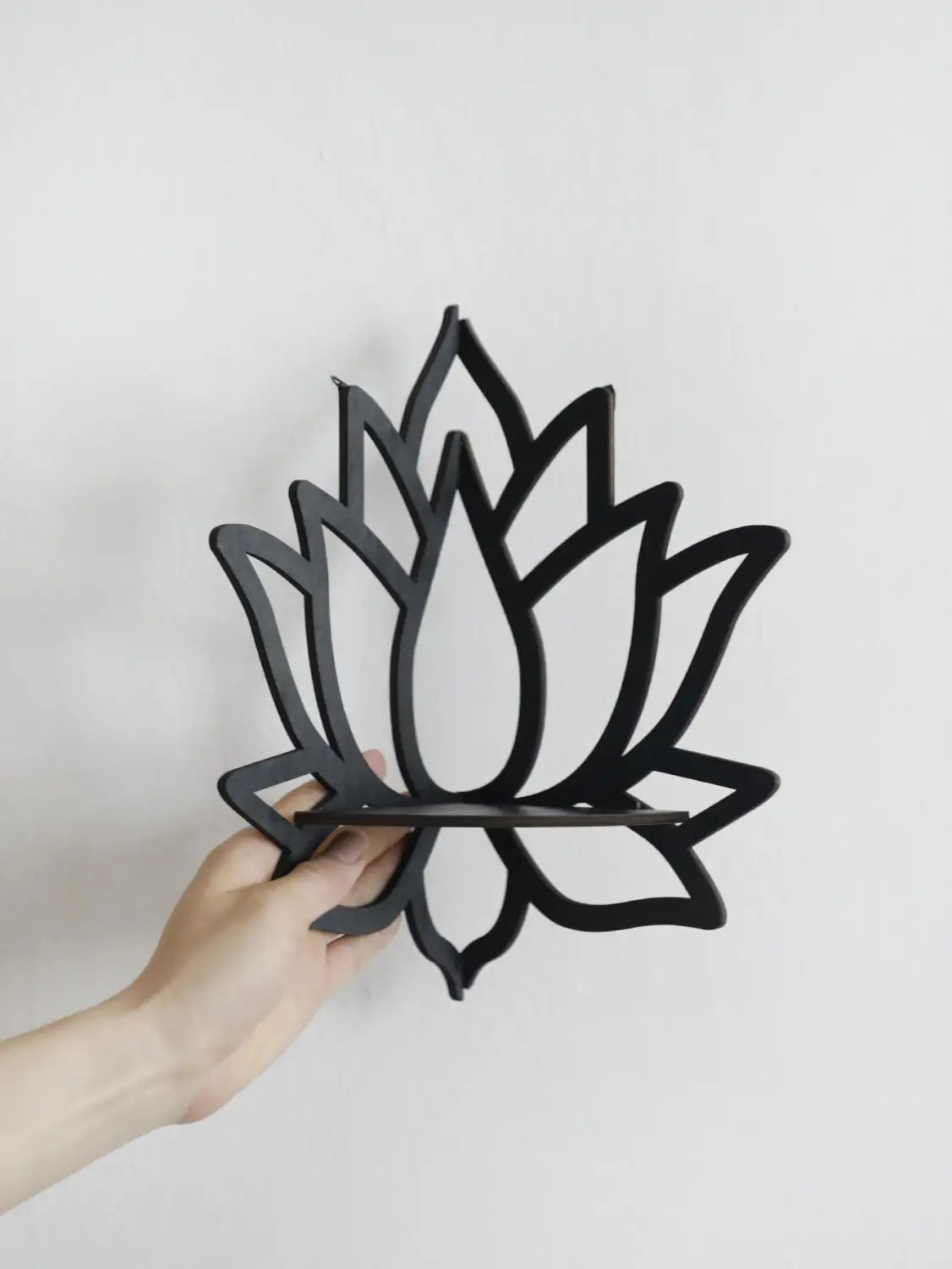 DecorBites™ Lotus Floating Wall Shelf - Multi-Style Home Decor