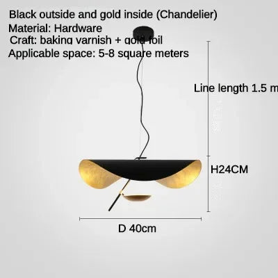 DecorBites™ LED Saucer Ceiling Chandelier: Modern & Atmospheric Living Room Pendant Light